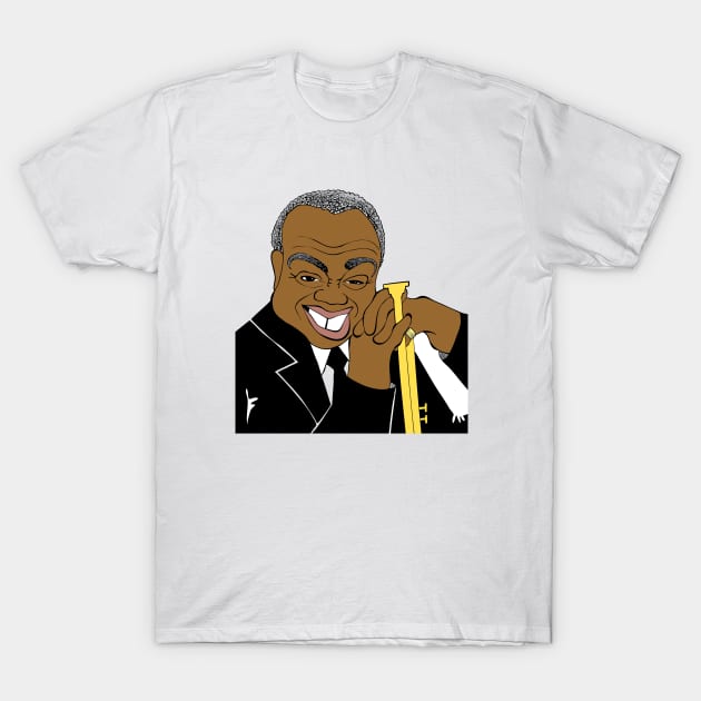 Satchmo T-Shirt by cartoonistguy